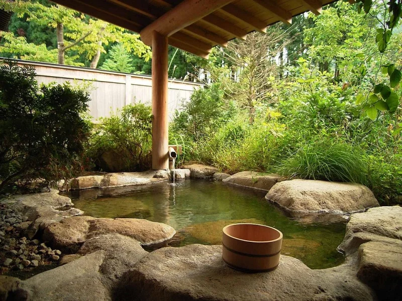 Bañarse en un Onsen tradicional