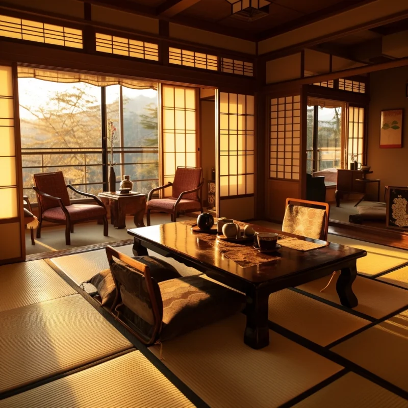 Dormir en un Ryokan tradicional